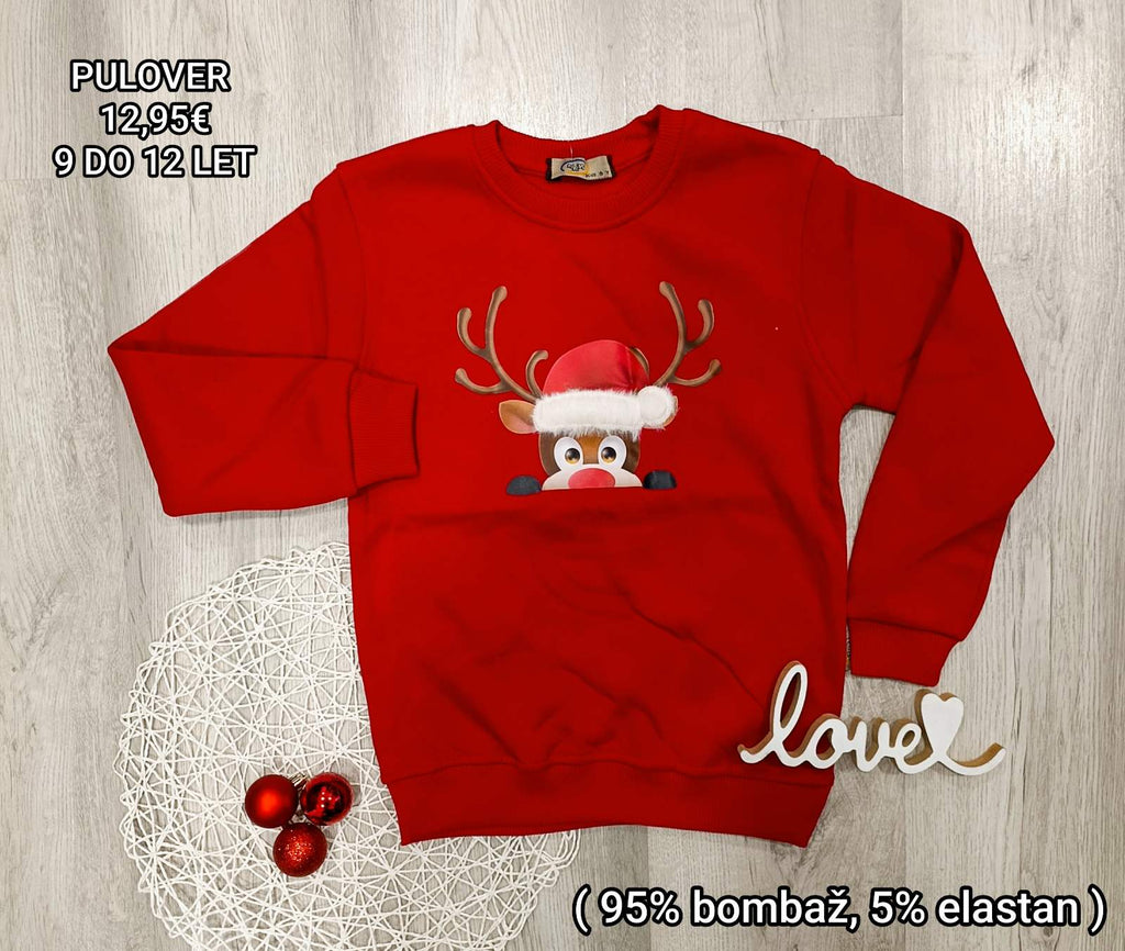 Božični pulover 9-12 let