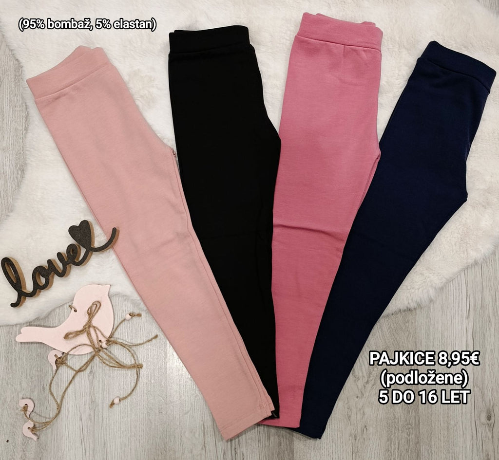 Dekliške pajkice (podložene 5-16let)