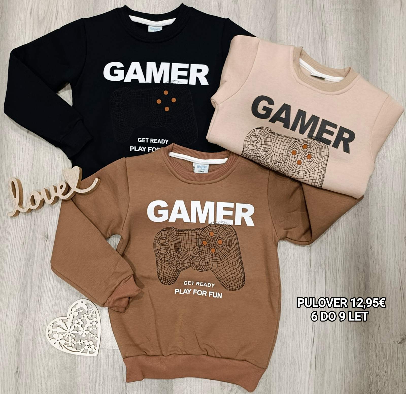 Fantovski pulover 6-9 let