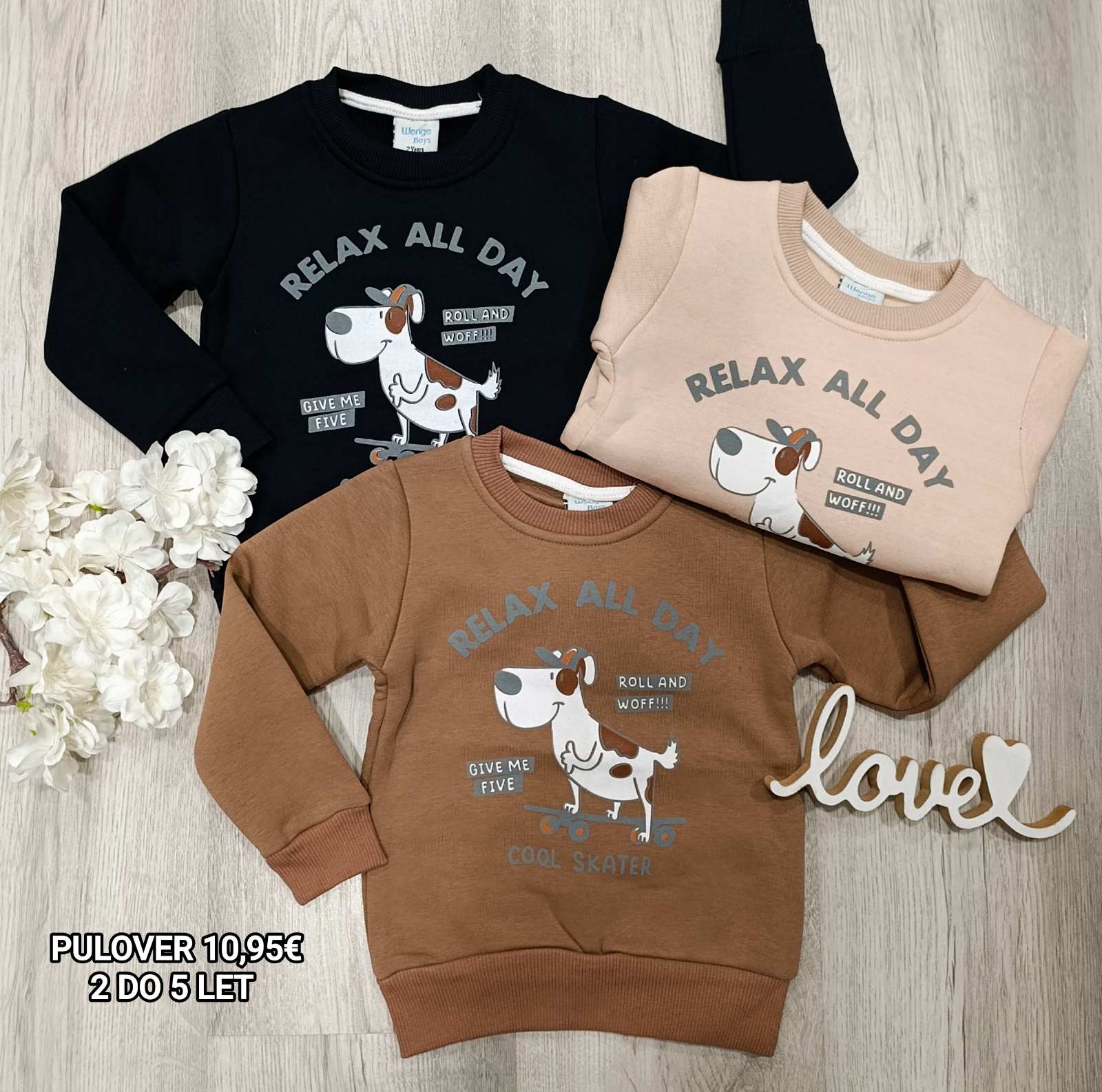 Fantovski pulover 2-5 let