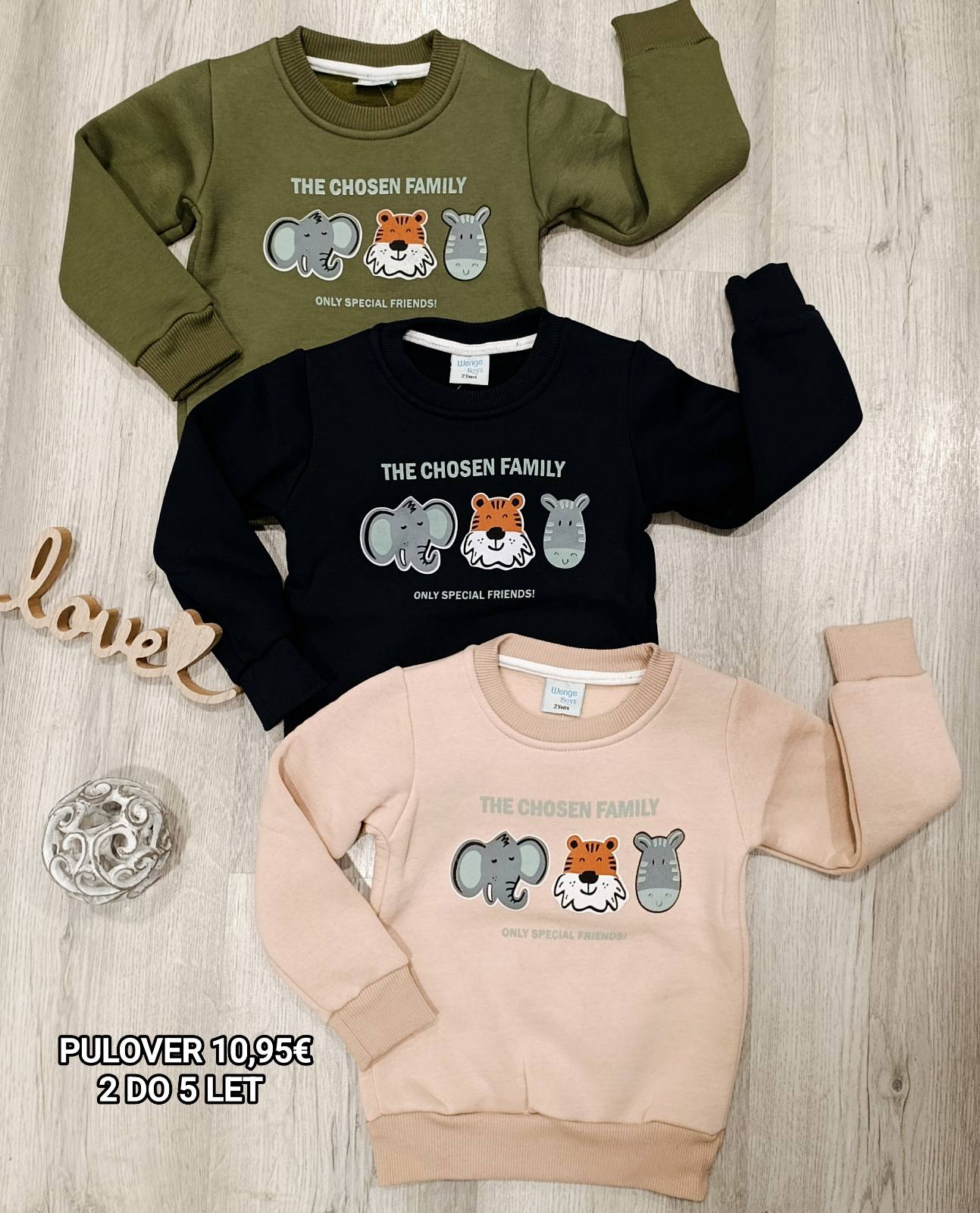 Fantovski pulover 2-5 let