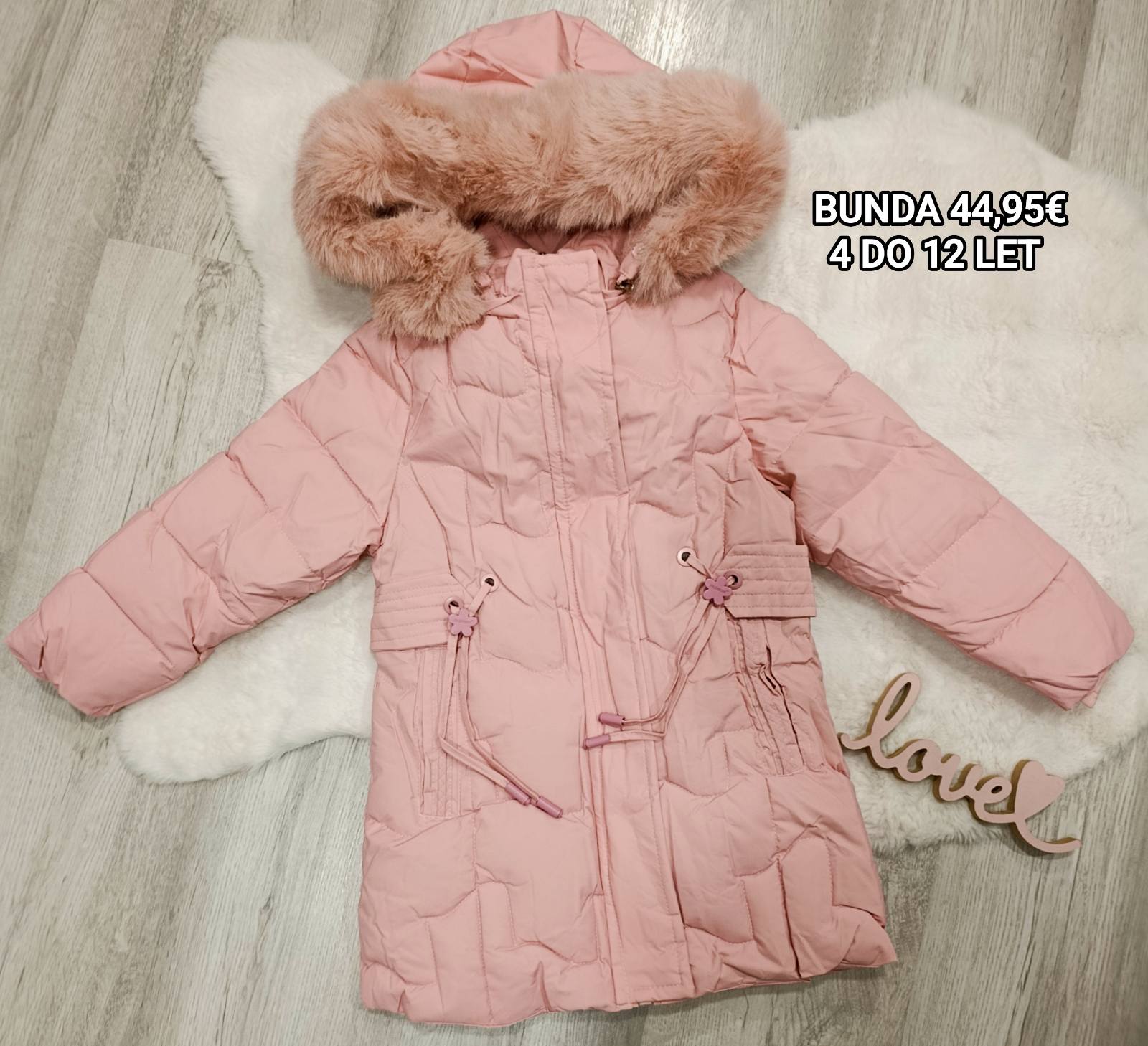 Dekliška bunda (4-12 let)