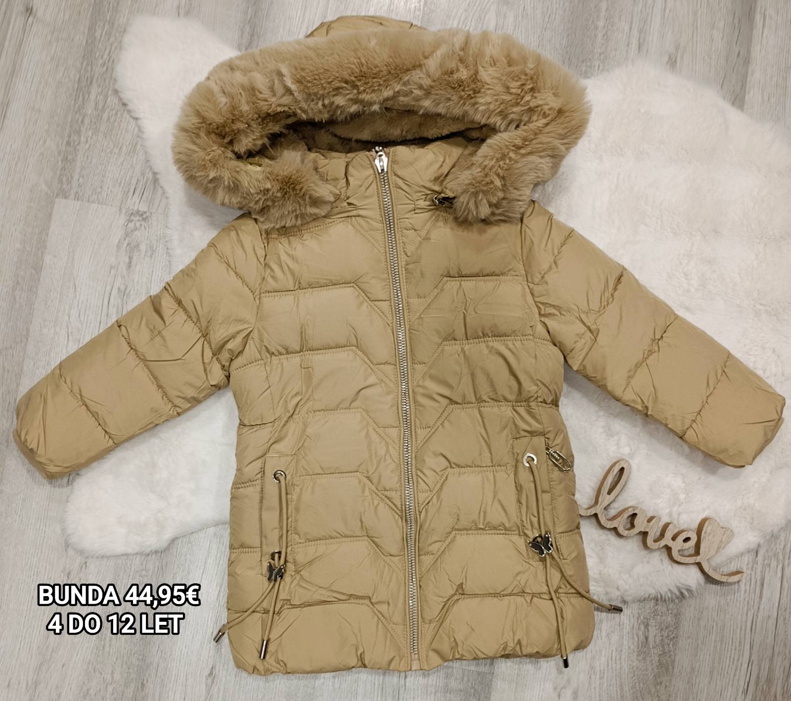 Dekliška bunda (4-12 let)