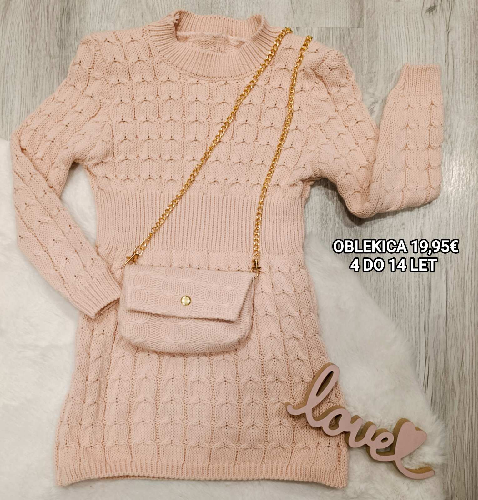 Oblekica s torbico (4-14 let)