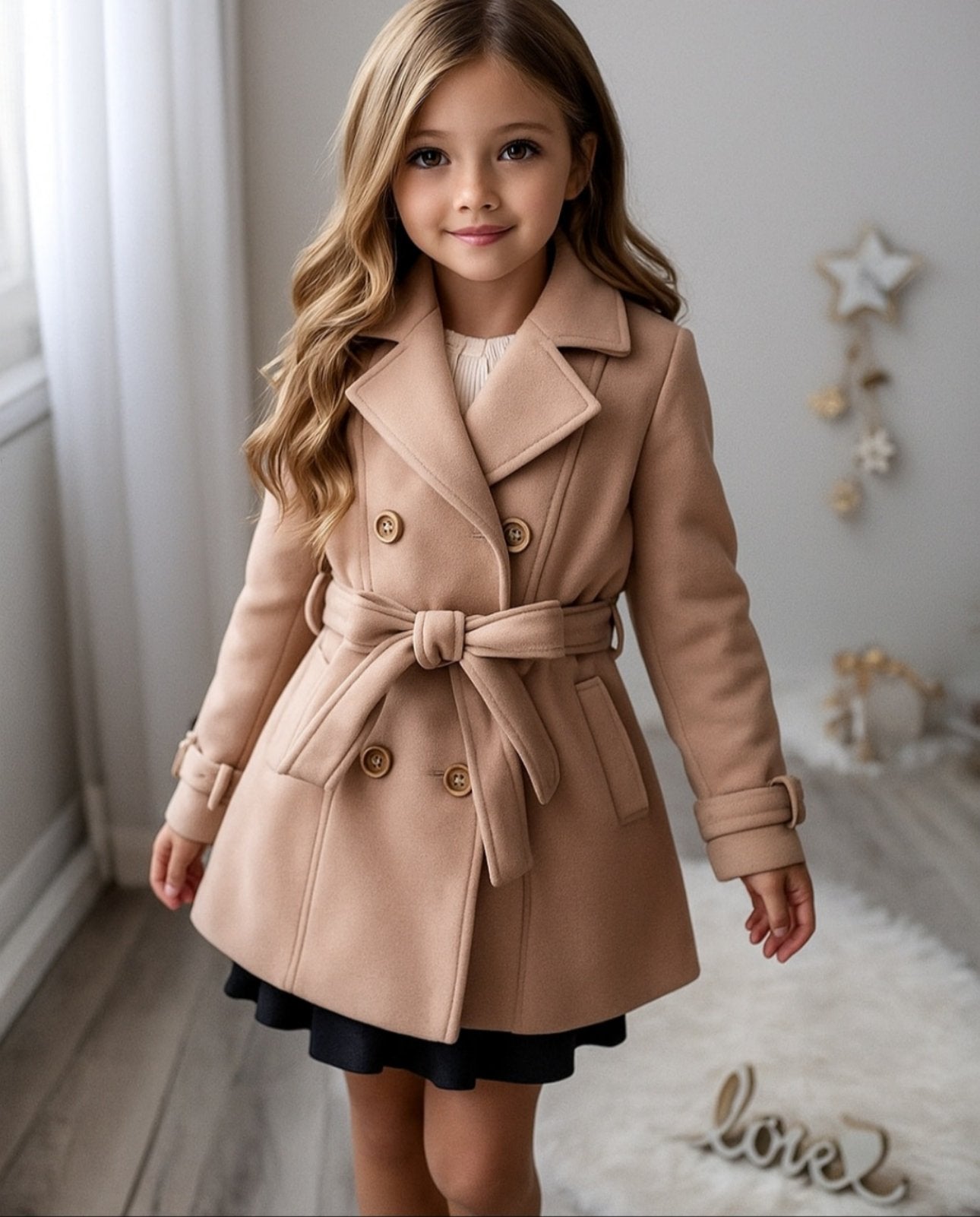 Dekliški plašč  4-14