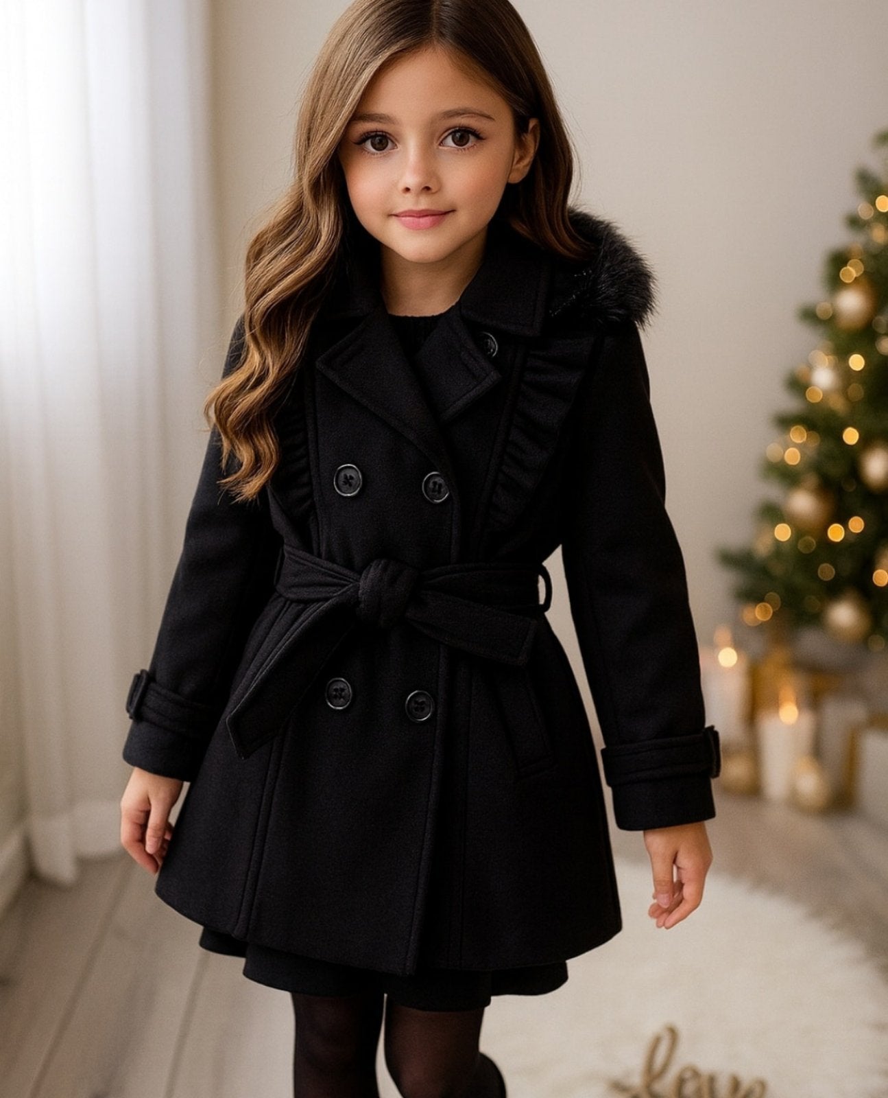 Dekliški plašč  4-14