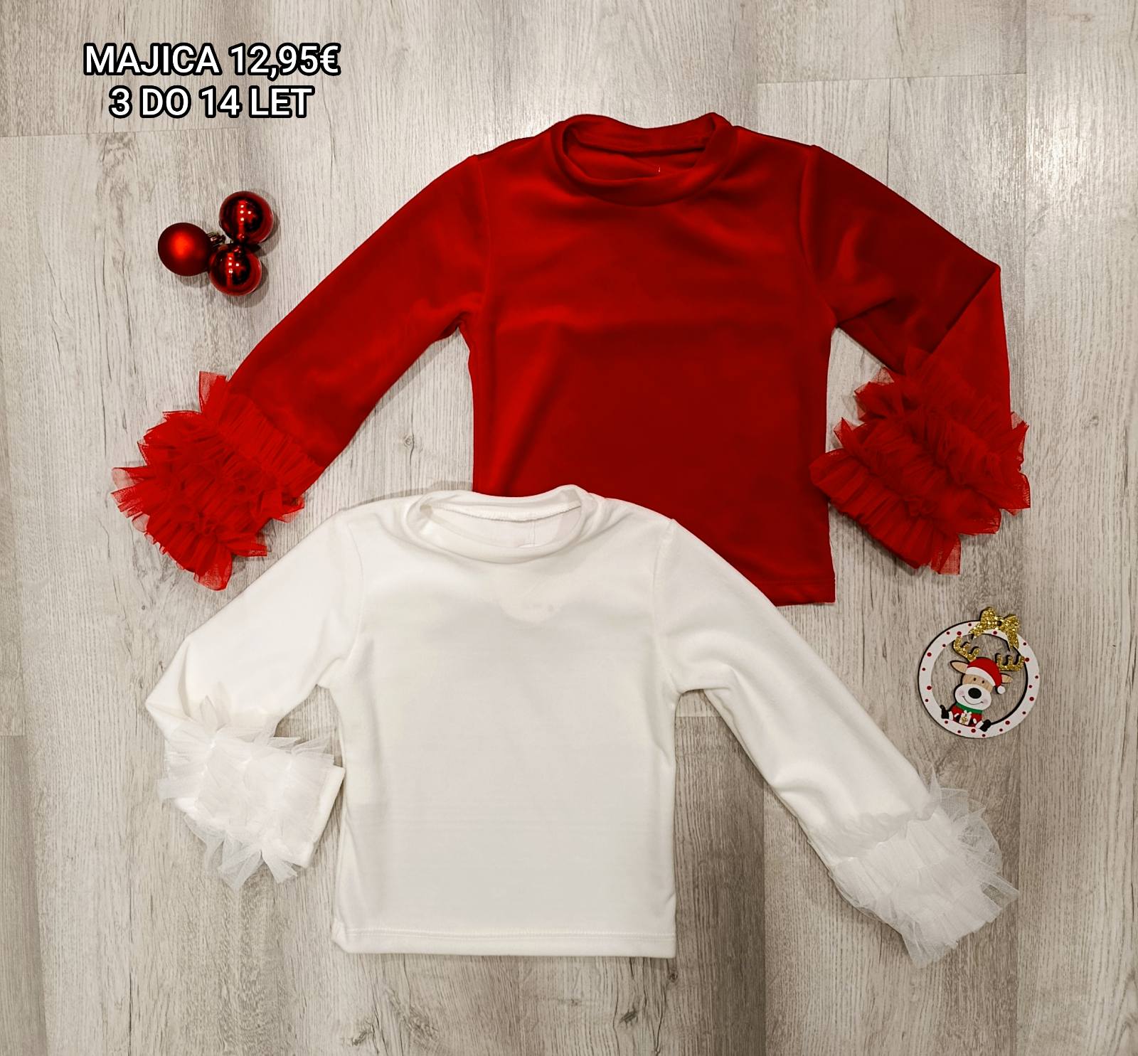Dekliška majica 3-14 let