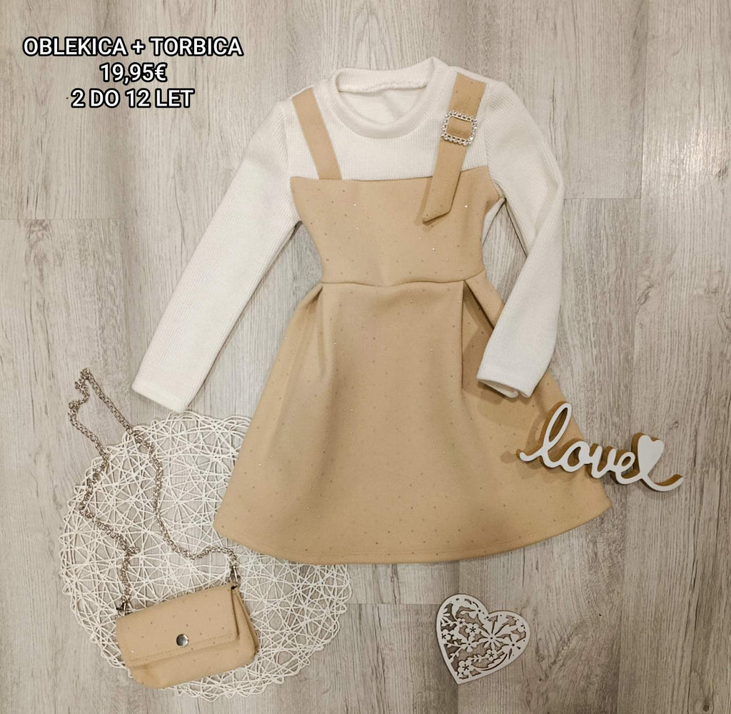 Oblekica s torbico 2-12 let