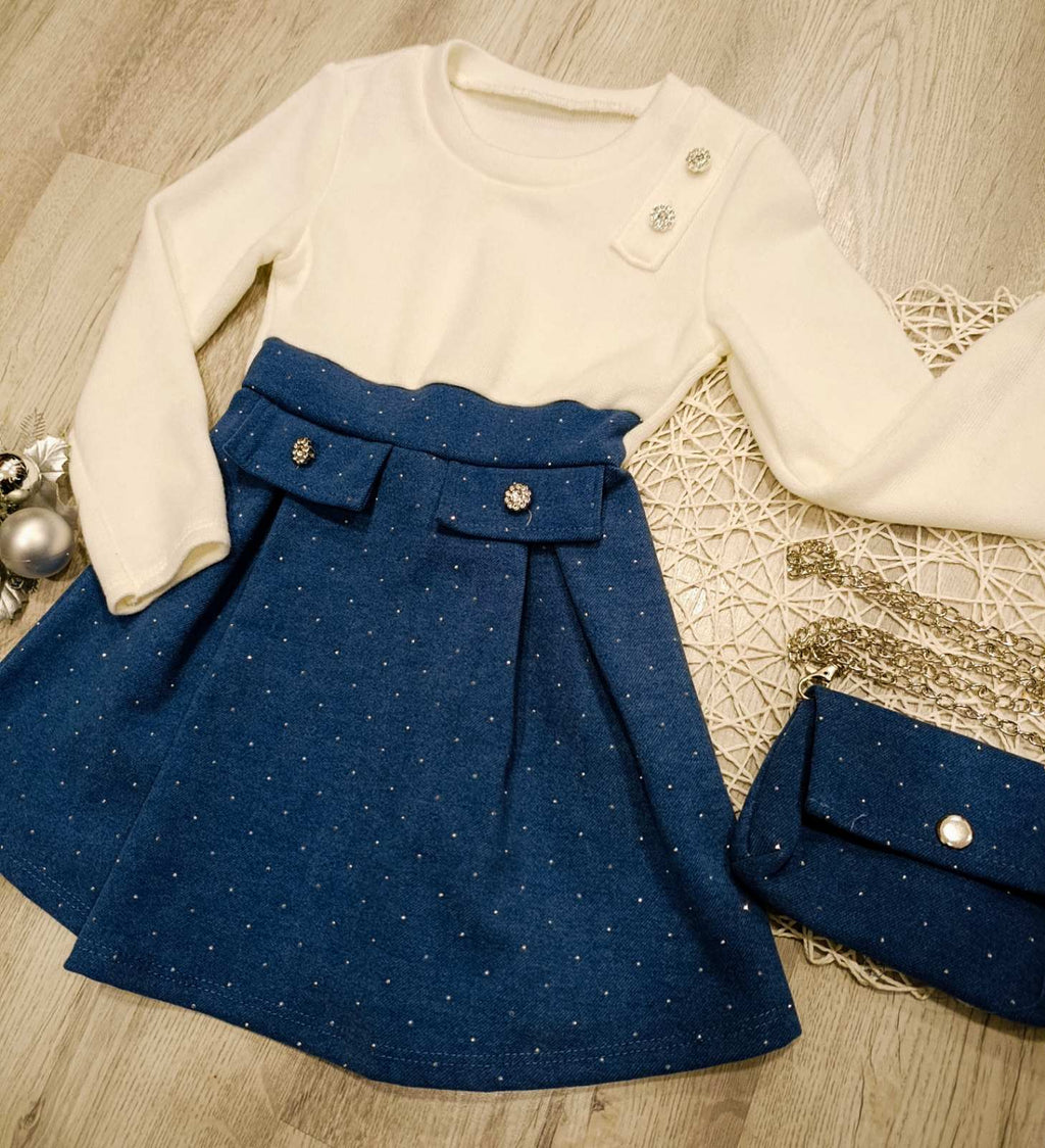 Oblekica+torbica-modra-(2-12let)