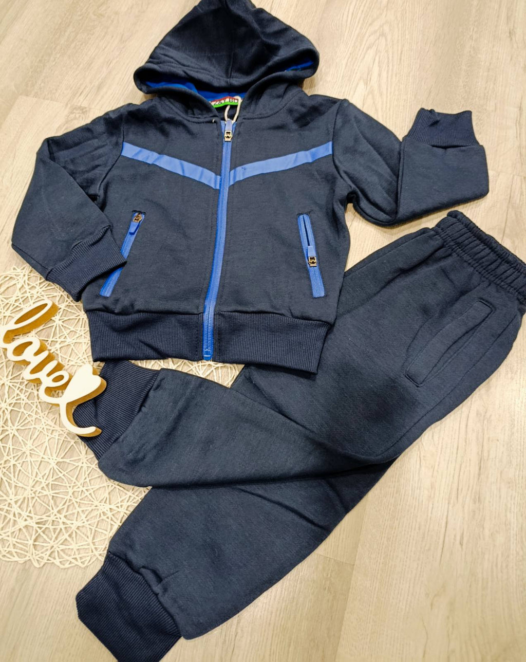 Fantovski 2 delni komplet-moder (podložen)