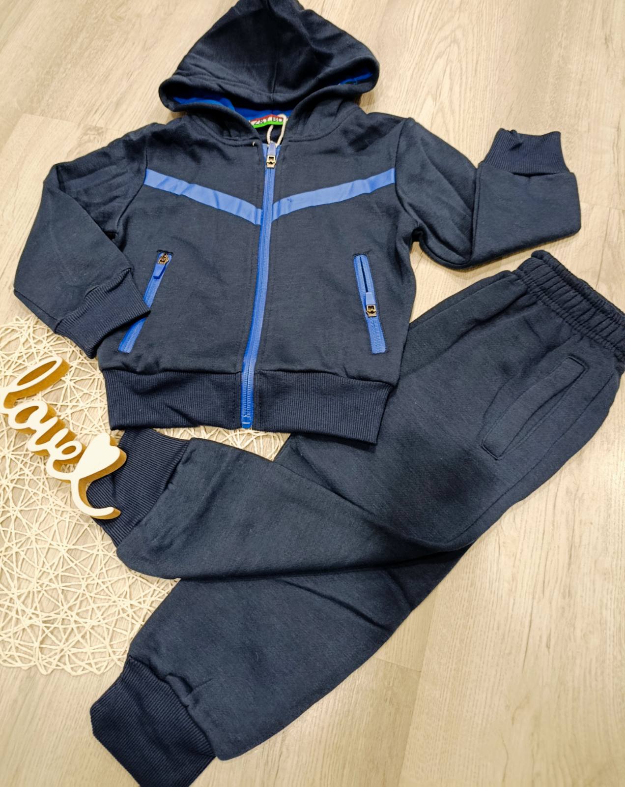 Fantovski 2 delni komplet-moder (podložen)