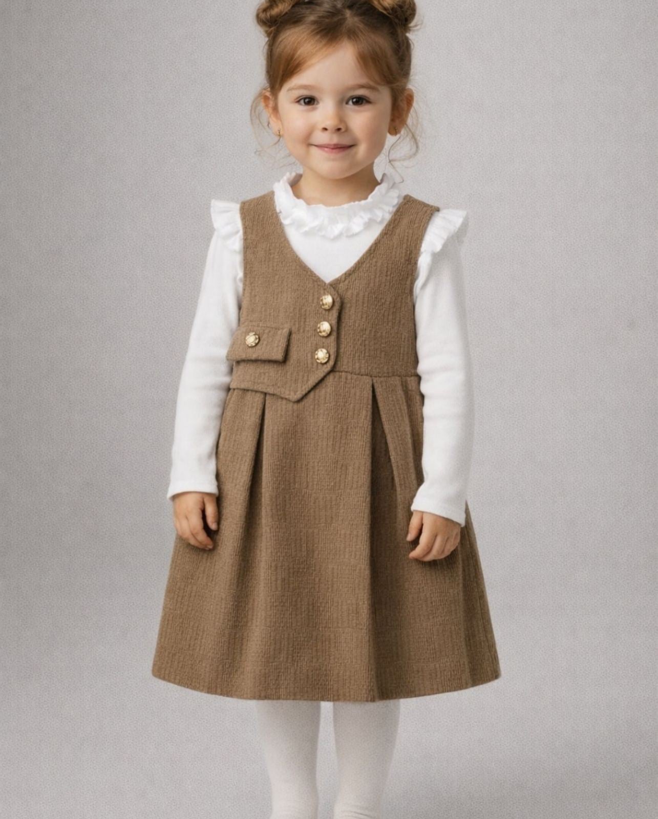 Oblekica rjava+majčka (2-12let)