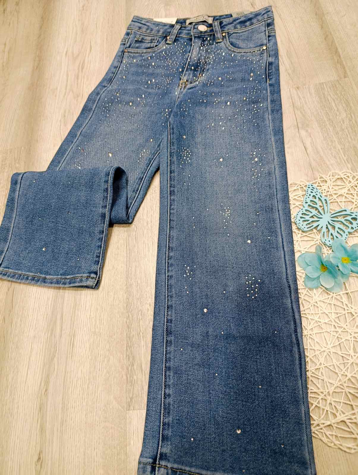 Jeans-dekliške diamant (8-16 let)