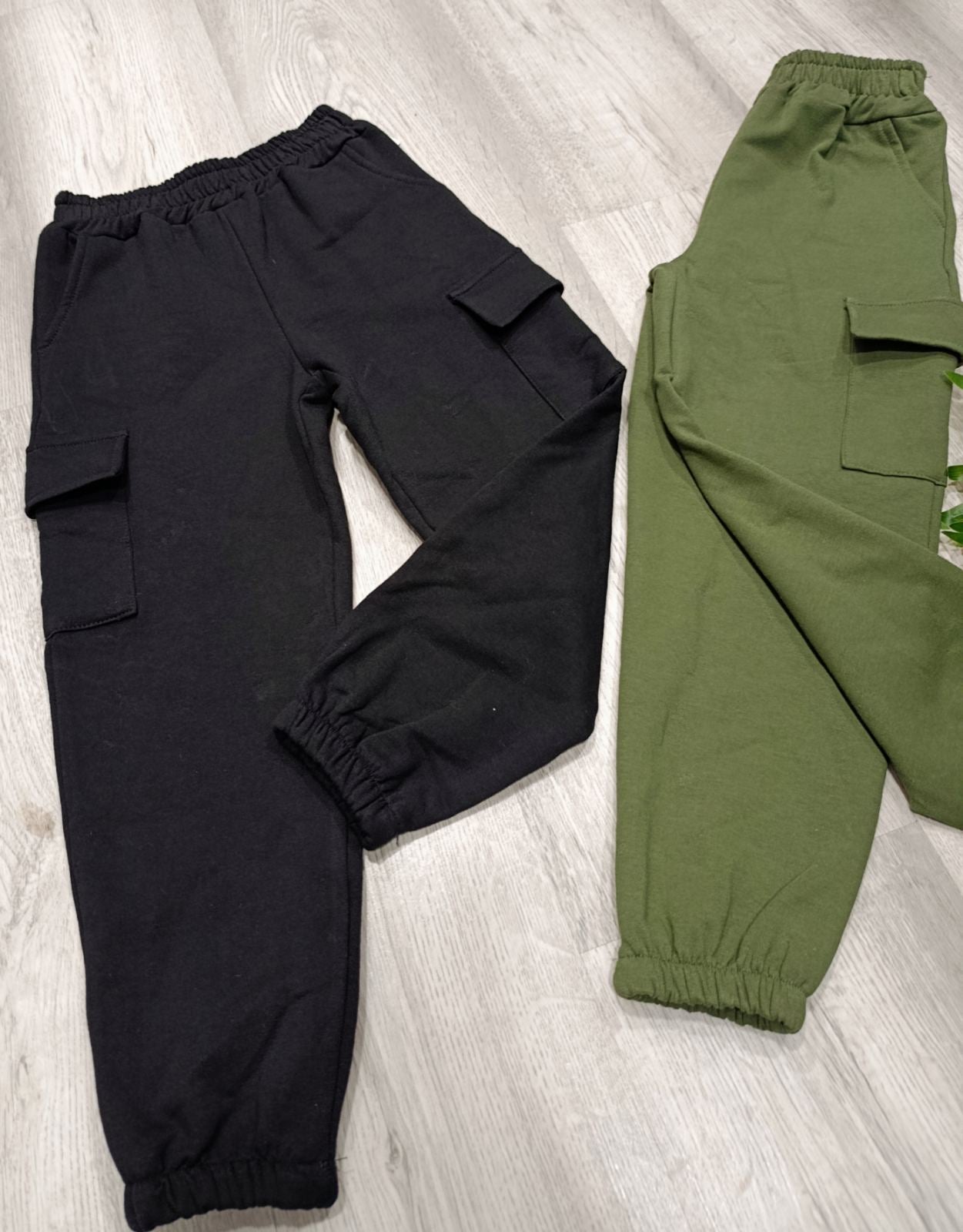 Fantovske hlače z žepi-podložene (6-16let)