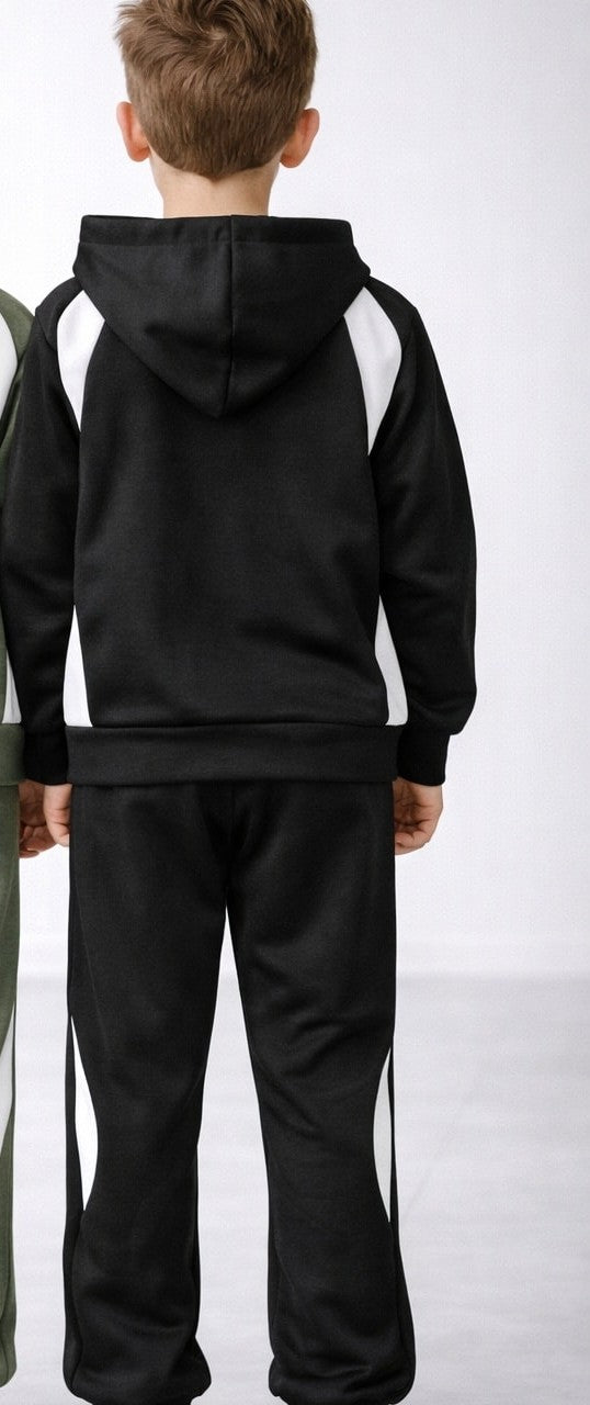 Fantovski komplet-črn (nepodložen 4-14 let)