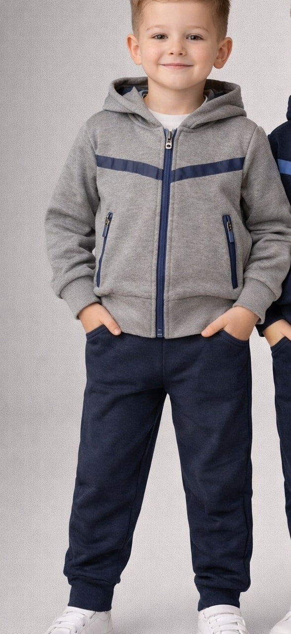 Fantovski 2 delni komplet- siv (podložen)