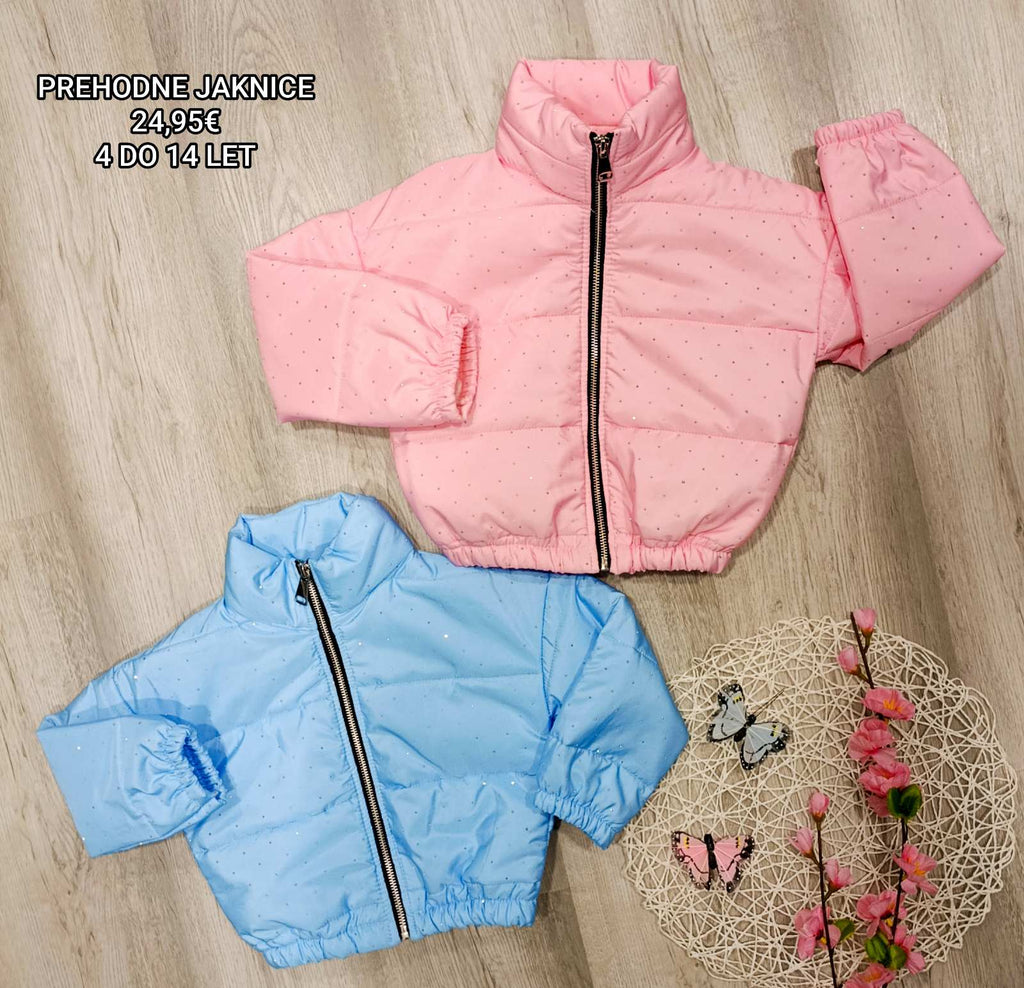 Prehodna jaknica z bleščicami (4 do 14 let)