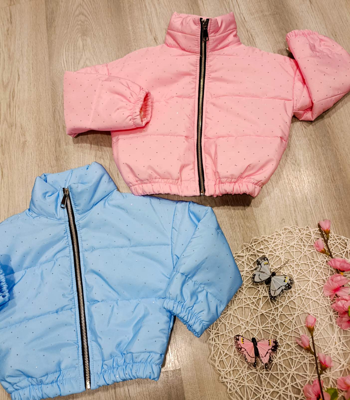 Prehodna jaknica z bleščicami (4 do 14 let)