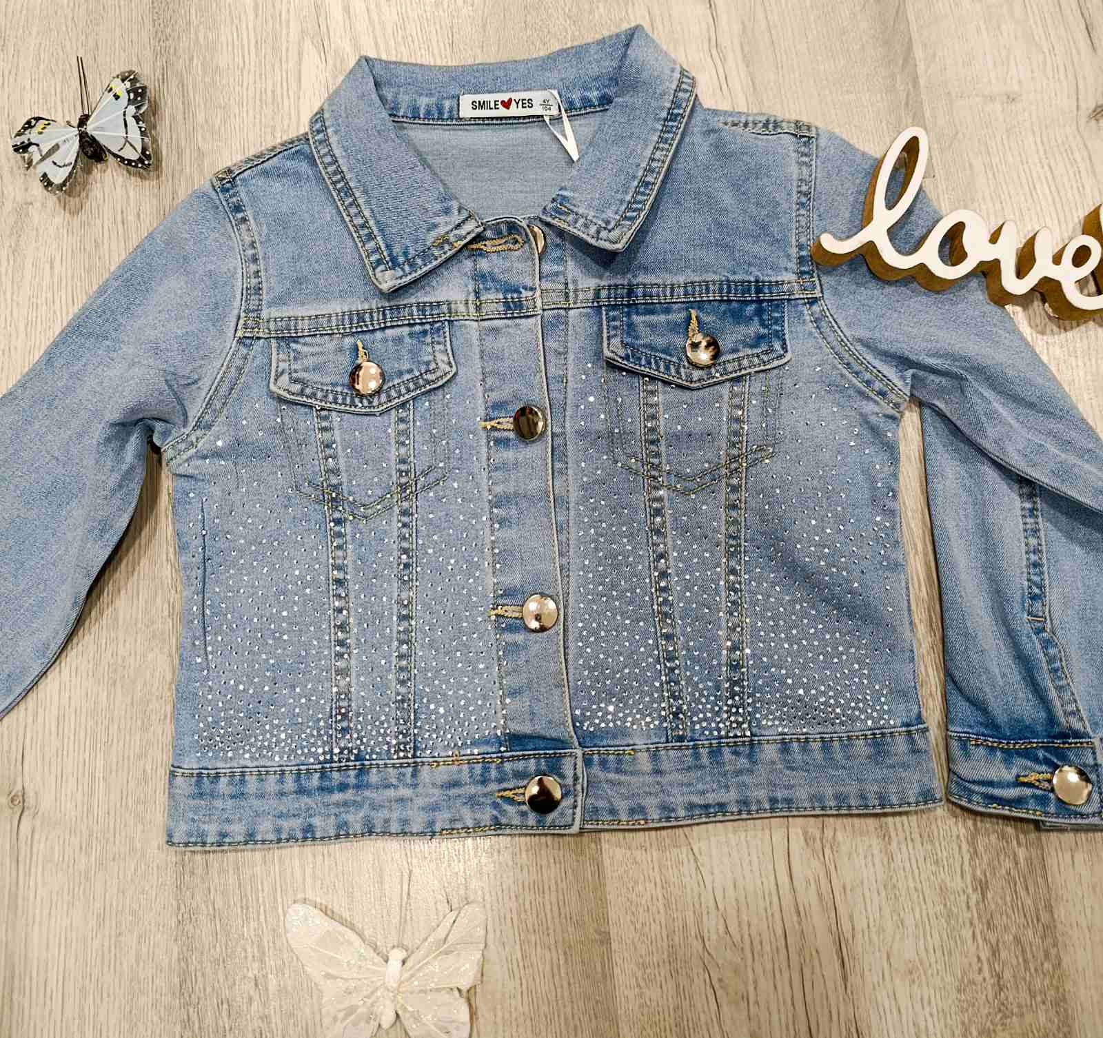 Jeans jaknica (4 do 12 let)